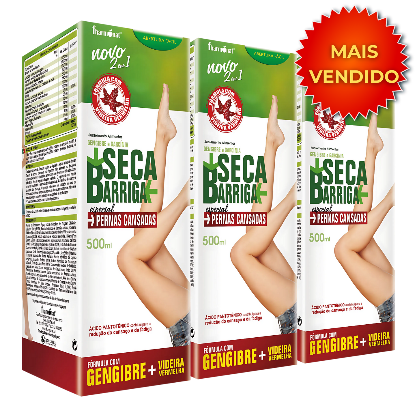 Secabarriga Special Tired Legs 500ml – Circulation, Detox and Energy
