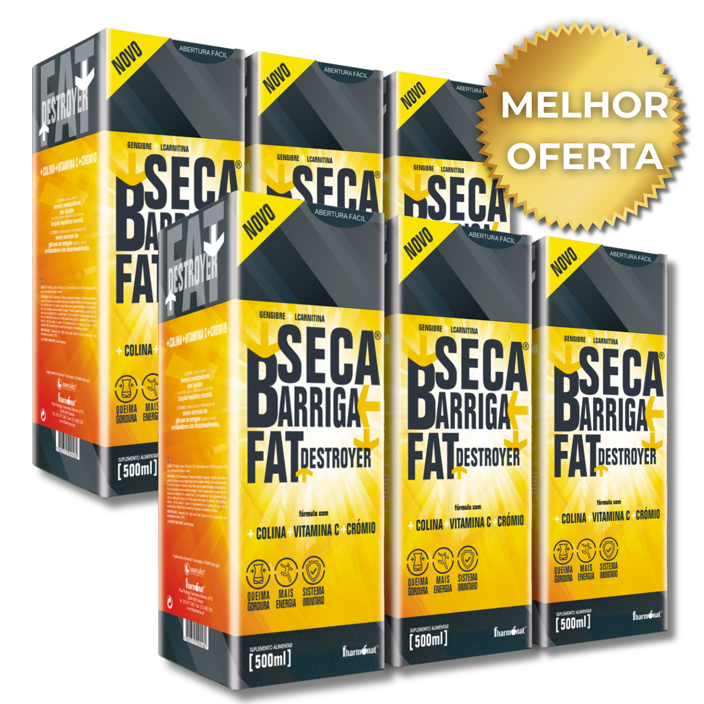 Seca Barriga Fat Destroyer 500ml – Advanced Fat Burning