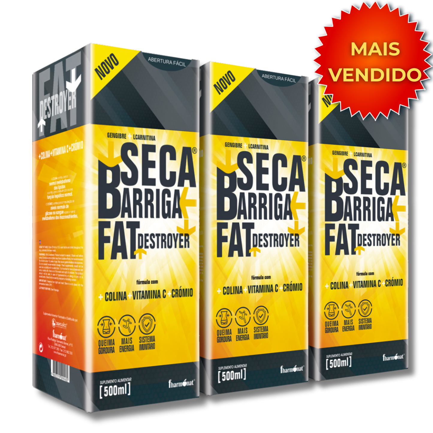 Seca Barriga Fat Destroyer 500ml – Advanced Fat Burning