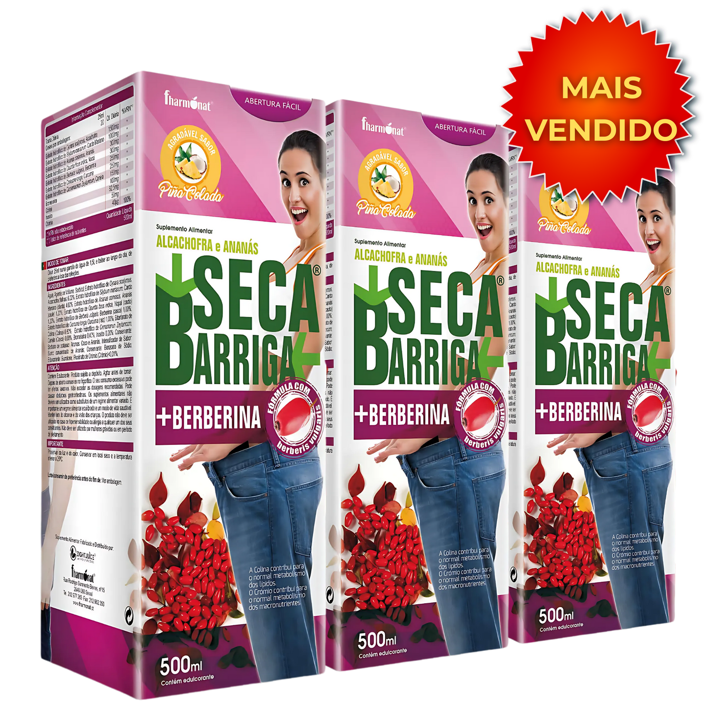 Secabarriga + Berberine 500ml – Metabolism, Detox and Vascular Support